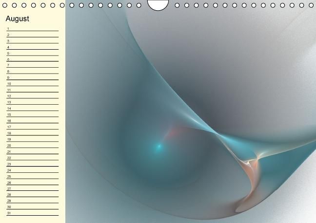 Produktbild: Fraktale Kunst 2/Geburtstagskalender (Wandkalender immerw&auml;hrend DIN A4 quer)
