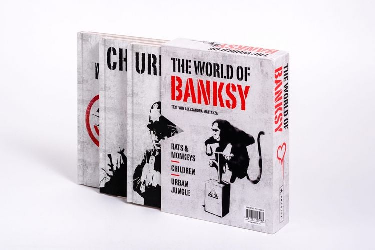 Produktbild: The World of Banksy. Alles was du von Banksy kennen musst in 3 B&auml;nden im Schuber