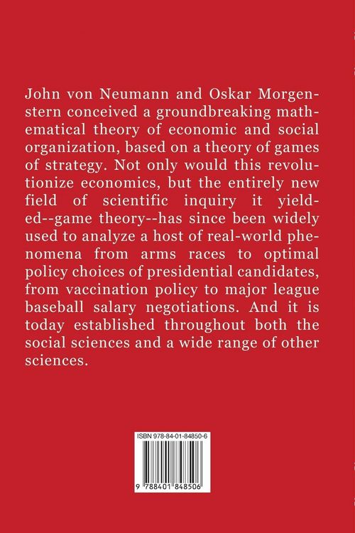 Produktbild: Neumann, J: Theory of Games and Economic Behavior