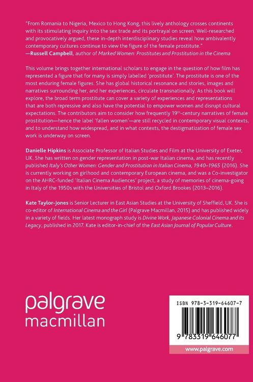 Produktbild: Prostitution and Sex Work in Global Cinema