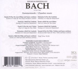 Produktbild: Kammermusik. Chamber Music, 1 Audio-CD