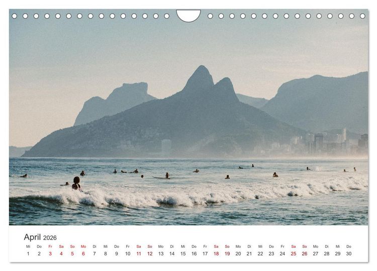 Produktbild: Rio de Janeiro - Am Fu&szlig;e des Corcovados. (Wandkalender 2026 DIN A4 quer), CALVENDO Monatskalender