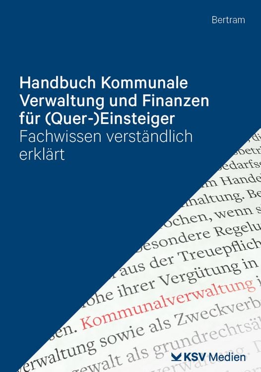 Produktbild: Handbuch Kommunale Verwaltung und Finanzen f&uuml;r (Quer-)Einsteiger