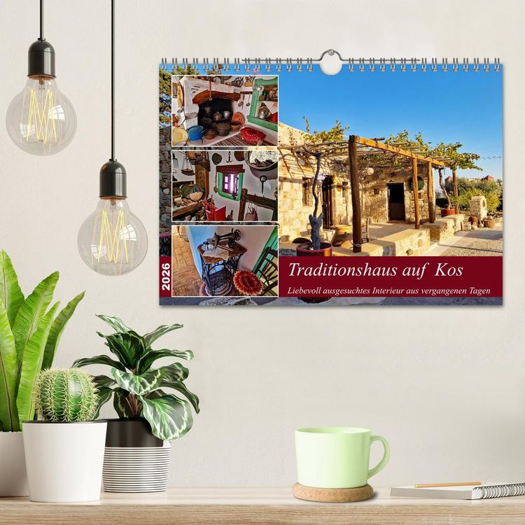 Produktbild: Traditionshaus auf Kos (Wandkalender 2026 DIN A4 quer), CALVENDO Monatskalender