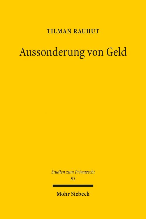Produktbild: Aussonderung von Geld