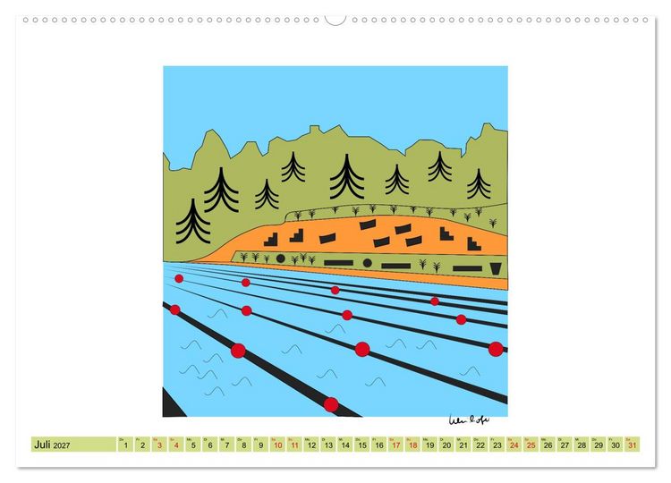 Produktbild: DudoDigital (hochwertiger Premium Wandkalender 2027 DIN A2 quer), Kunstdruck in Hochglanz