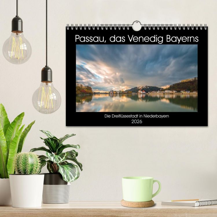 Produktbild: Passau, das Venedig Bayerns (Wandkalender 2026 DIN A4 quer), CALVENDO Monatskalender