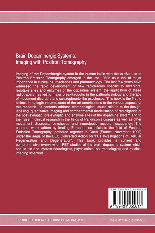 Produktbild: Brain Dopaminergic Systems: Imaging with Positron Tomography