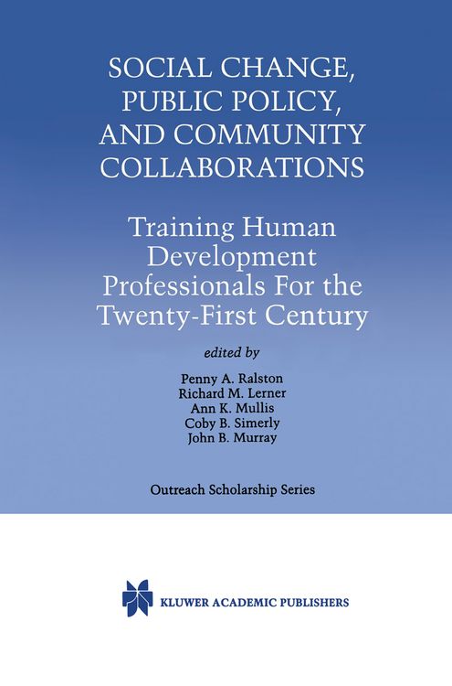 Produktbild: Social Change, Public Policy, and Community Collaborations