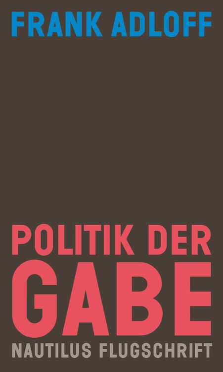 Produktbild: Politik der Gabe