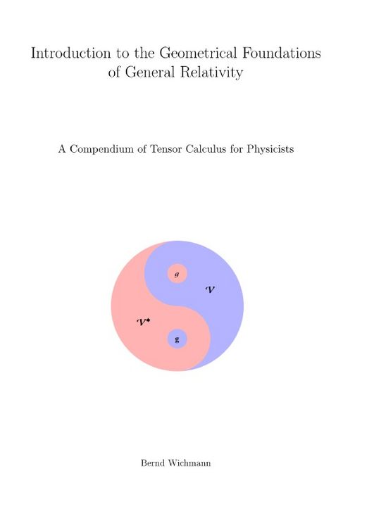 Produktbild: Introduction to the Geometrical Foundations of General Relativity