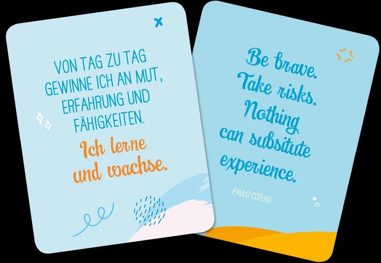 Produktbild: Affirmationskarten: Lebe leicht und wunderbar