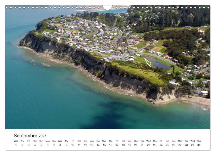 Produktbild: New Zealand's Stunning Coastline (Wall Calendar 2027 DIN A3 landscape), CALVENDO 12 Month Wall Calendar