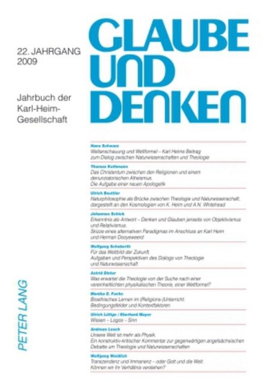 Produktbild: Glaube und Denken