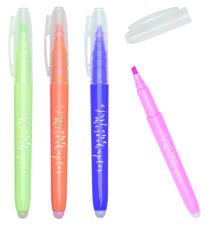 Produktbild: Just One More Chapter Radierbare Highlighter 4er Set