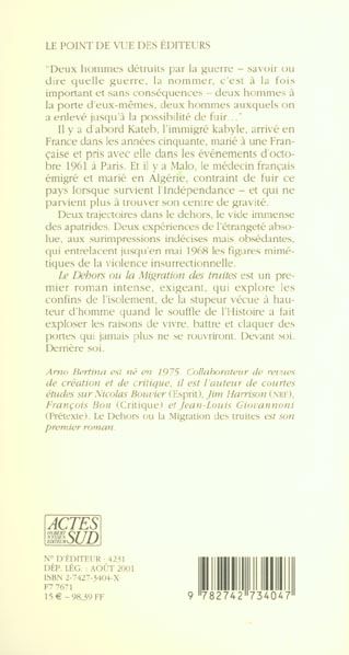 Produktbild: Le dehors ou la migration des truites