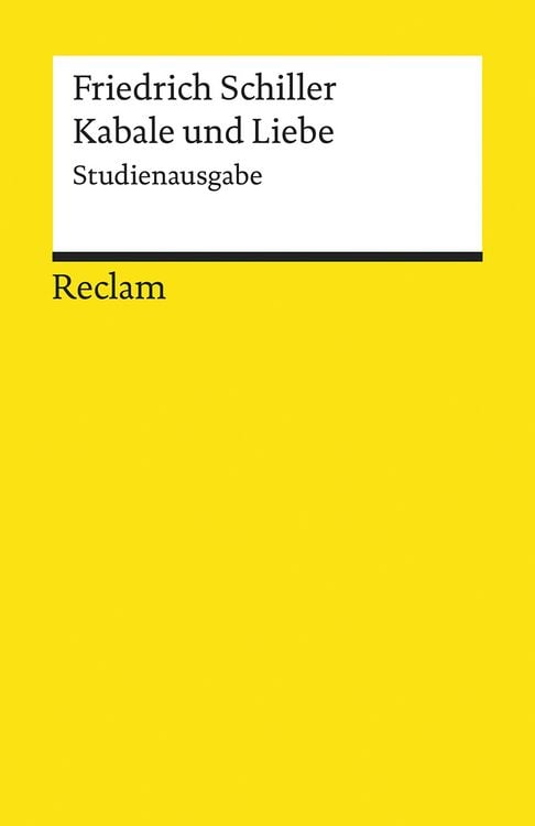 Produktbild: Kabale und Liebe