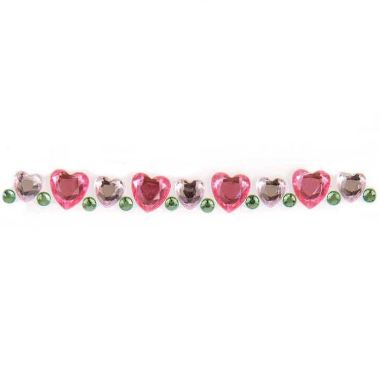 Produktbild: Tape Strass, Herzen, pastell, 1,9 x 50 cm