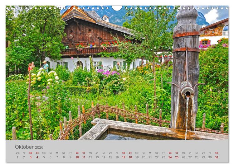 Produktbild: Garmisch-Partenkirchen Werdenfelser Land (Wandkalender 2026 DIN A3 quer), CALVENDO Monatskalender