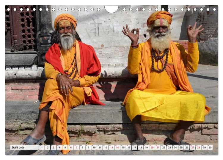 Produktbild: KATHMANDU, Nepals Hauptstadt (Wandkalender 2026 DIN A4 quer), CALVENDO Monatskalender