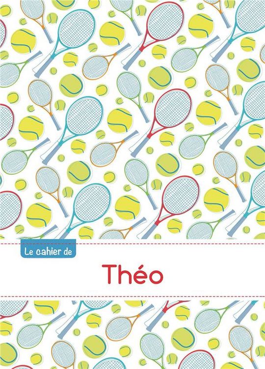 Produktbild: Cahier theo seyes,96p,a5 tennis