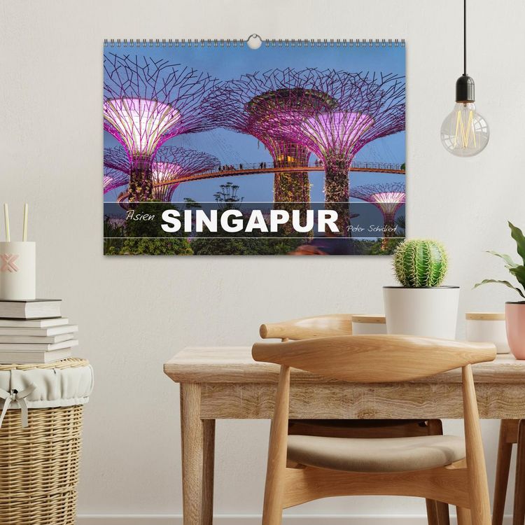 Produktbild: Asien - Singapur (Wandkalender 2026 DIN A3 quer), CALVENDO Monatskalender
