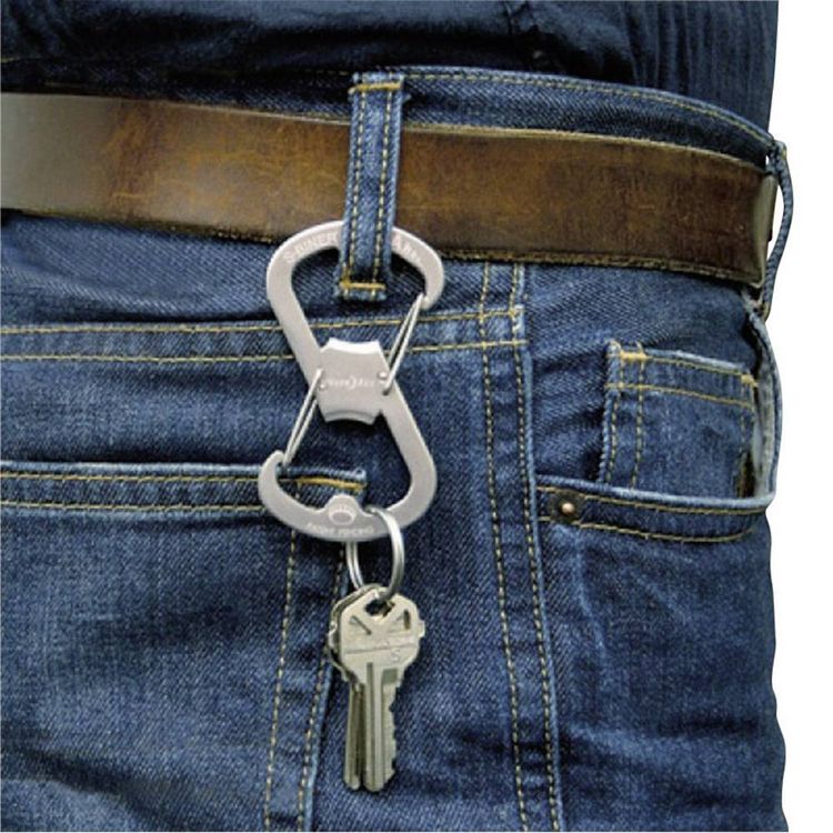 Produktbild: NITE Ize Schl&uuml;ssel-Karabiner NI-SBO-03-11 S-Biner Ahhh Edelstahl 1St.