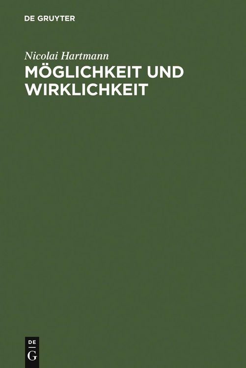 Produktbild: M&ouml;glichkeit und Wirklichkeit