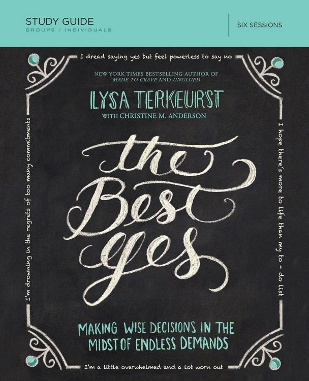 Produktbild: The Best Yes Bible Study Guide
