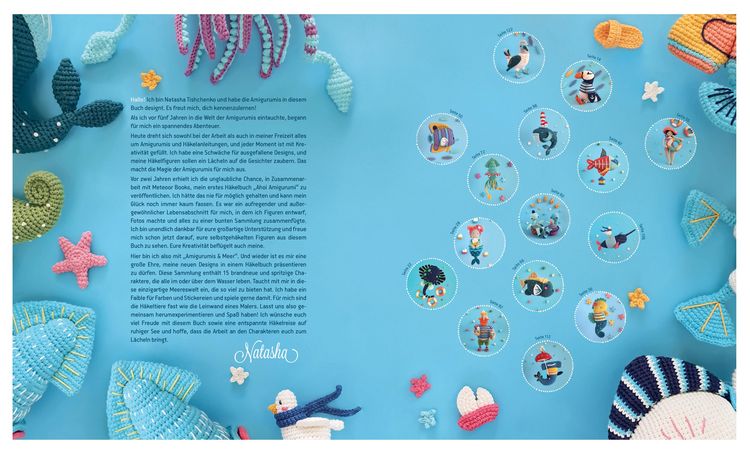 Produktbild: Amigurumis und Meer h&auml;keln &ndash; Deine zauberhaften Unterwasserfreunde | Seepferdchen, Meerjungfrau, Rochen und andere s&uuml;&szlig;e Meeresbewohner