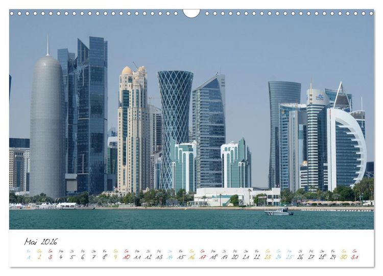 Produktbild: Doha, die arabische Welt im Aufbruch (Wandkalender 2026 DIN A3 quer), CALVENDO Monatskalender
