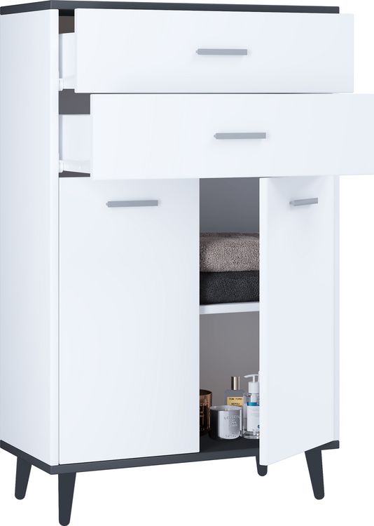 Produktbild: Holz Highboard Kommode Schublade Lindas