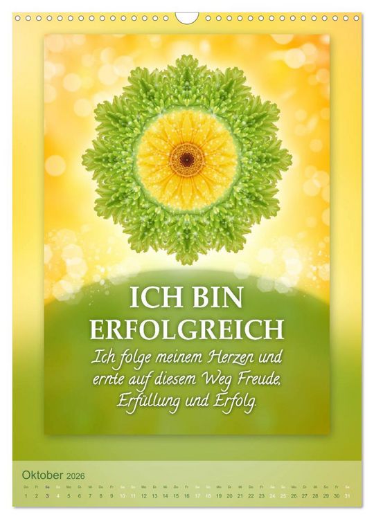 Produktbild: ICH BIN Licht und Liebe - Kalender (Wandkalender 2026 DIN A3 hoch), CALVENDO Monatskalender