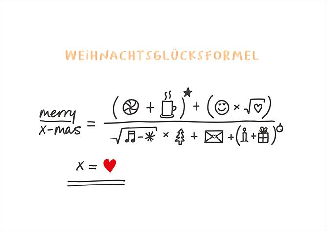 Produktbild: Postkarten Gro&szlig;format Weihnachtsw&uuml;nsche