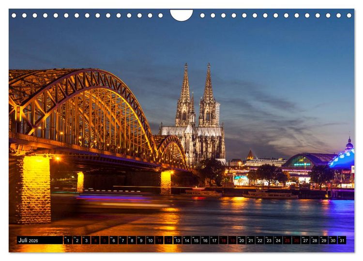 Produktbild: Deutschlands Fl&uuml;sse (Wandkalender 2026 DIN A4 quer), CALVENDO Monatskalender