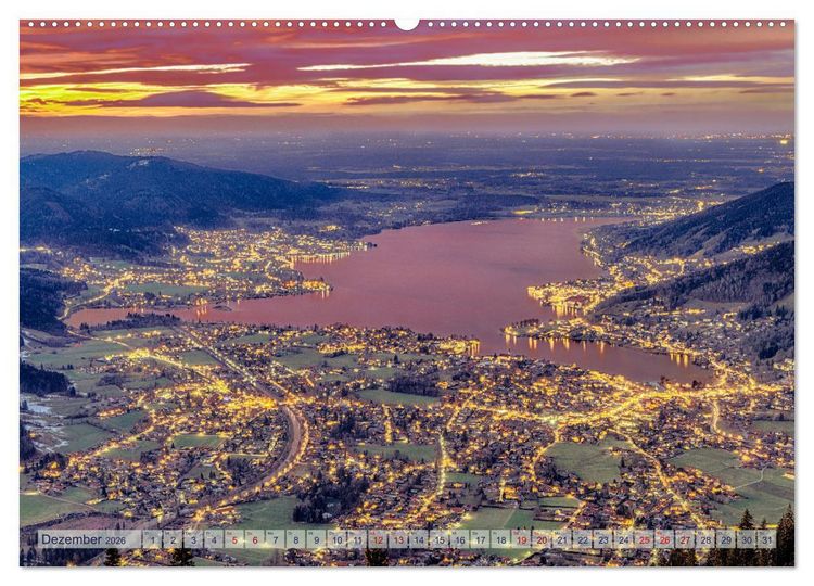 Produktbild: Malerischer Tegernsee (hochwertiger Premium Wandkalender 2026 DIN A2 quer), Kunstdruck in Hochglanz