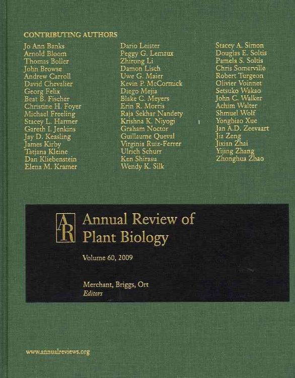 Produktbild: Annual Review of Plant Biology W/Online Vol 60