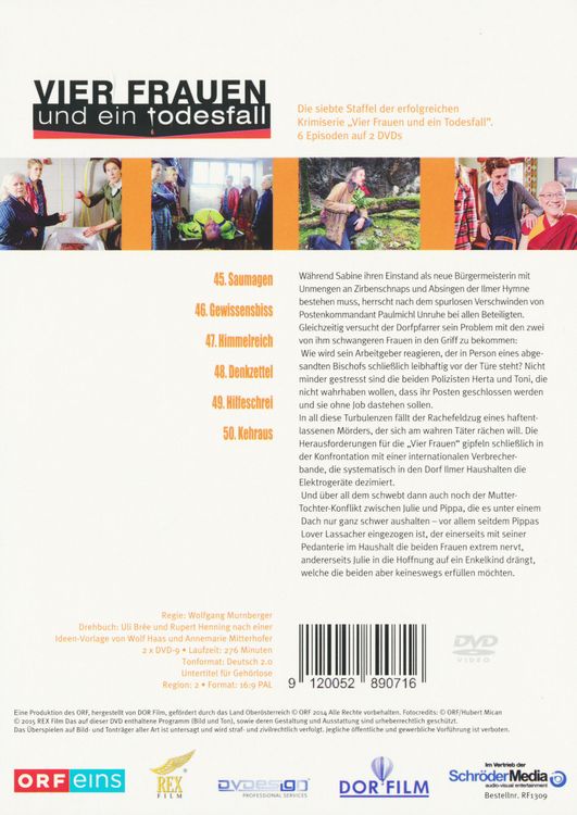 Produktbild: Vier Frauen und ein Todesfall - Staffel 7 [2 DVDs]