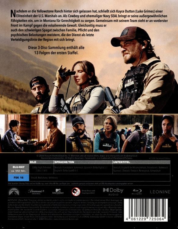 Produktbild: Marshals - A Yellowstone Story - Staffel 1 [3 BRs]