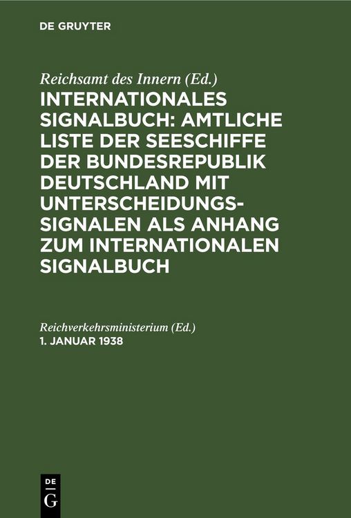 Produktbild: 1. Januar 1938