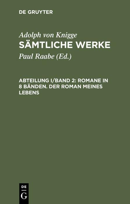 Produktbild: Romane in 8 B&auml;nden. Der Roman meines Lebens