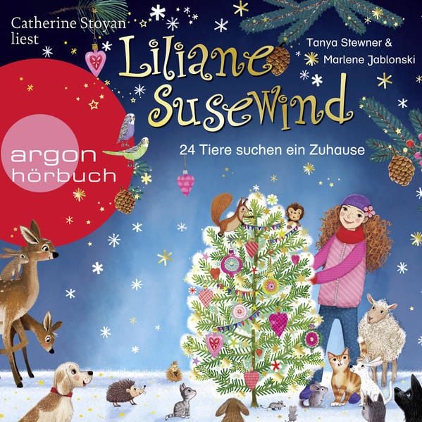 Produktbild: Liliane Susewind - 24 Tiere suchen ein Zuhause. Das Adventskalender-H&ouml;rbuch