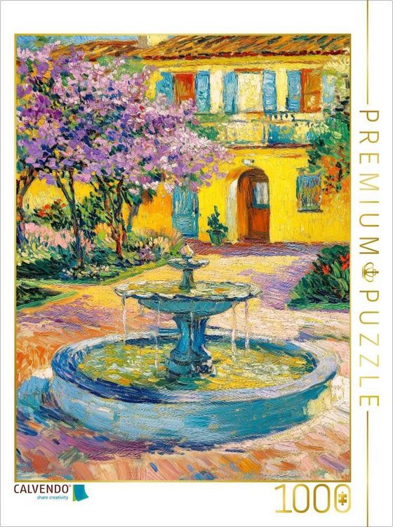 Produktbild: CALVENDO Puzzle Brunnen im Hof | 1000 Teile Lege-Gr&ouml;&szlig;e 64x48cm Foto-Puzzle f&uuml;r gl&uuml;ckliche Stunden