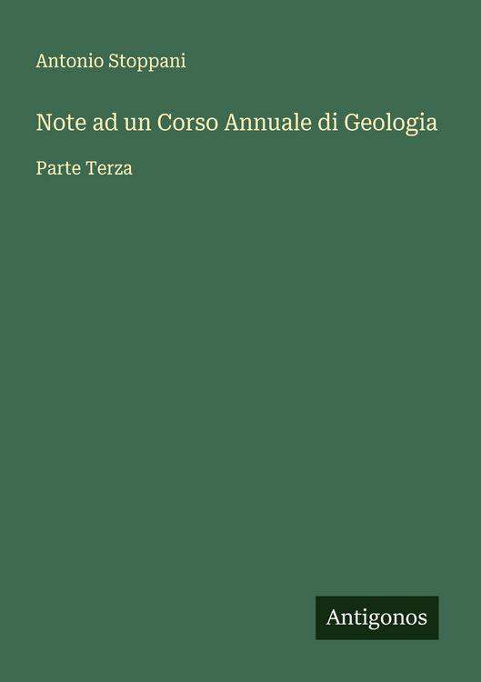 Produktbild: Note ad un Corso Annuale di Geologia