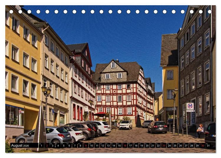 Produktbild: Stadtansichten Wetzlar, die historische Altstadt (Tischkalender 2026 DIN A5 quer), CALVENDO Monatskalender