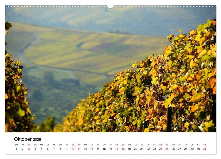 Produktbild: Impressionen vom Kaiserstuhl (Wandkalender 2026 DIN A2 quer), CALVENDO Monatskalender