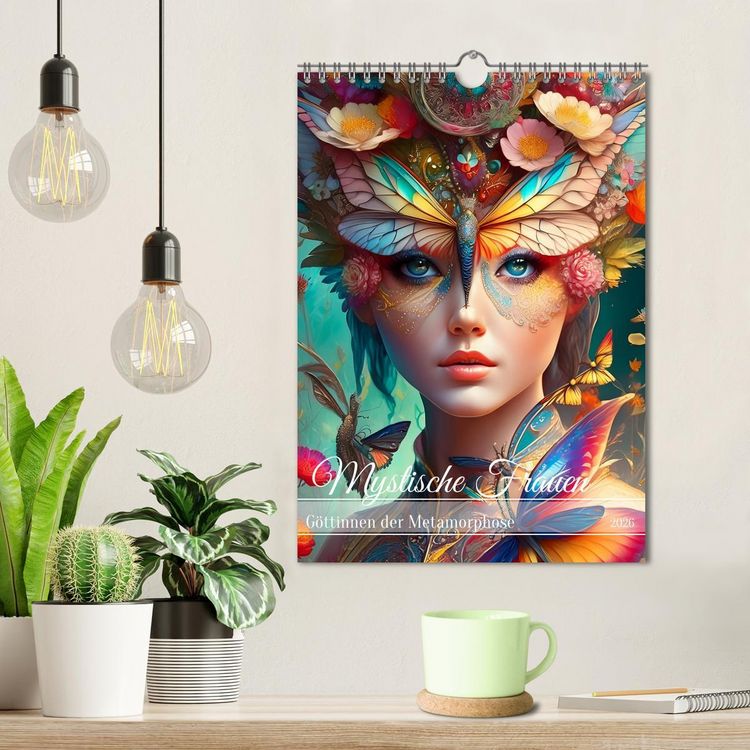 Produktbild: Mystische Frauen - G&ouml;ttinnen der Metamorphose (Wandkalender 2026 DIN A4 hoch), CALVENDO Monatskalender