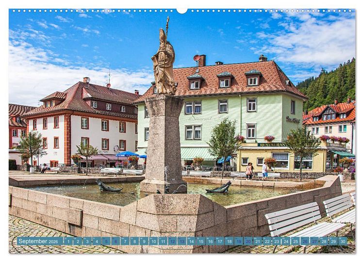 Produktbild: St. Blasien - Dom- und Kurstadt (Wandkalender 2026 DIN A2 quer), CALVENDO Monatskalender
