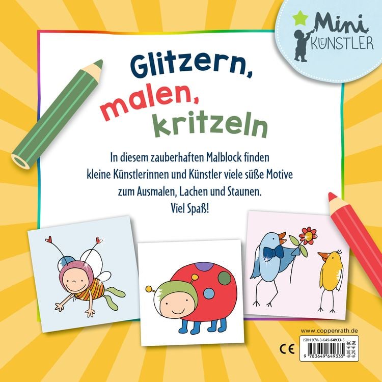 Produktbild: Mein 1. Glitzer-Malspaß: Kleiner Garten (Mini-Künstler)