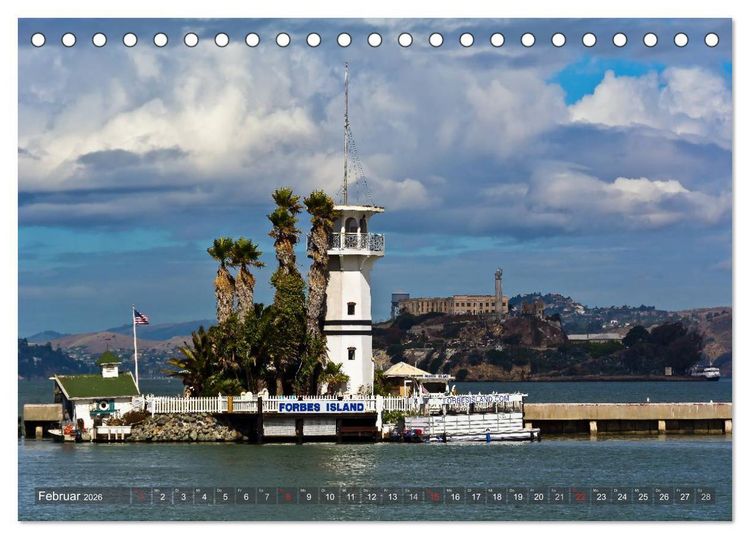 Produktbild: San Francisco Perspektiven (Tischkalender 2026 DIN A5 quer), CALVENDO Monatskalender